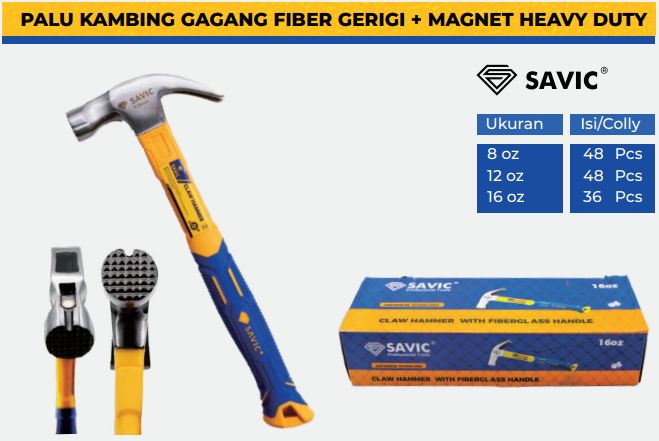 PALU KARET GG FIBER "SAVIC" 8 OZ [30MM]